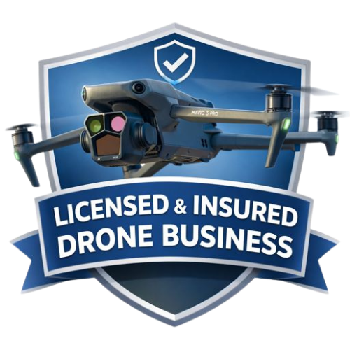 Licensed and insured drone business